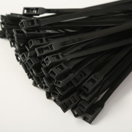 Хомут для виниловых рукавов 8*400, Чёрный (Теез)