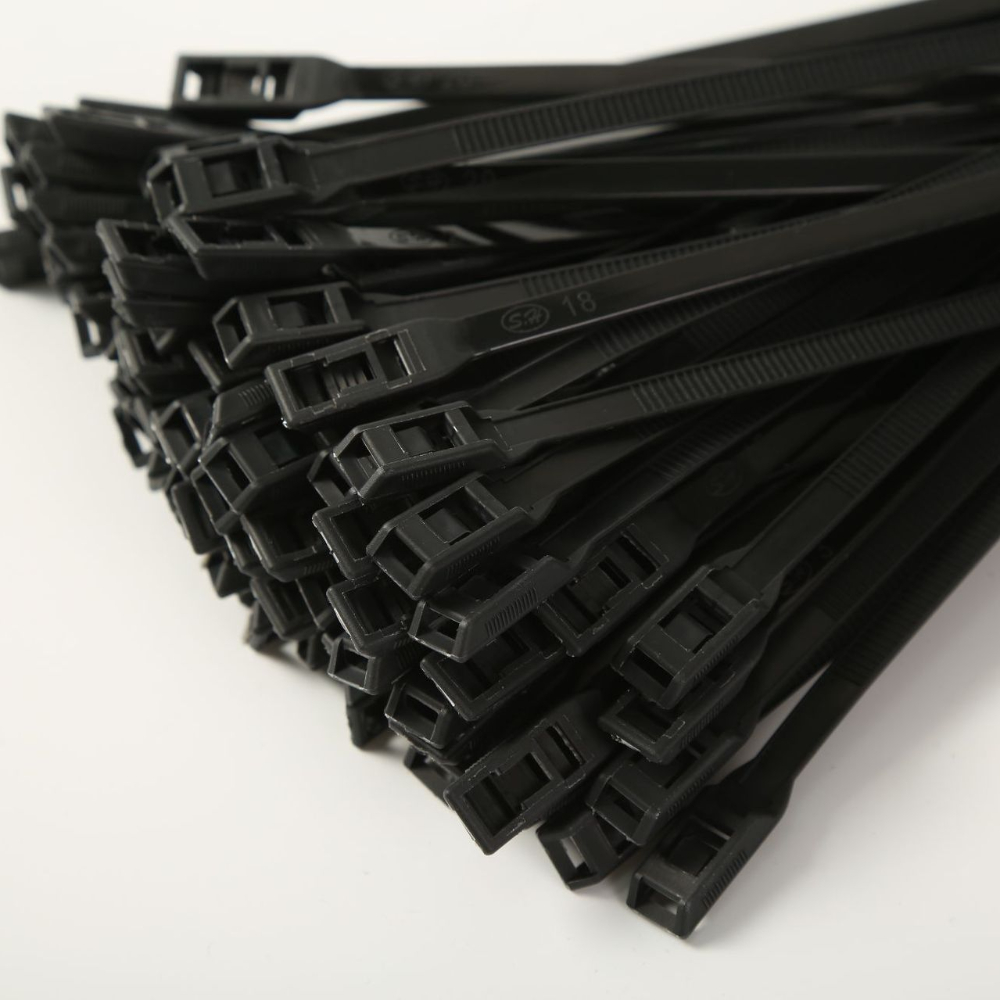 Хомут для виниловых рукавов 8*400, Чёрный (Теез)