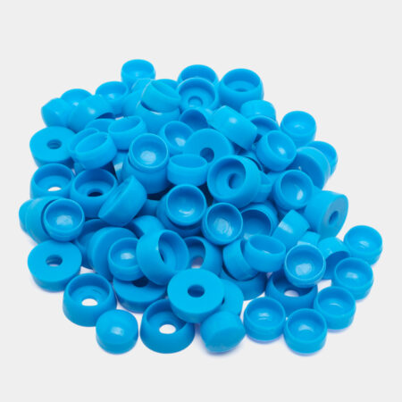 Заглушки для болтов М18 Голубые (Теез)