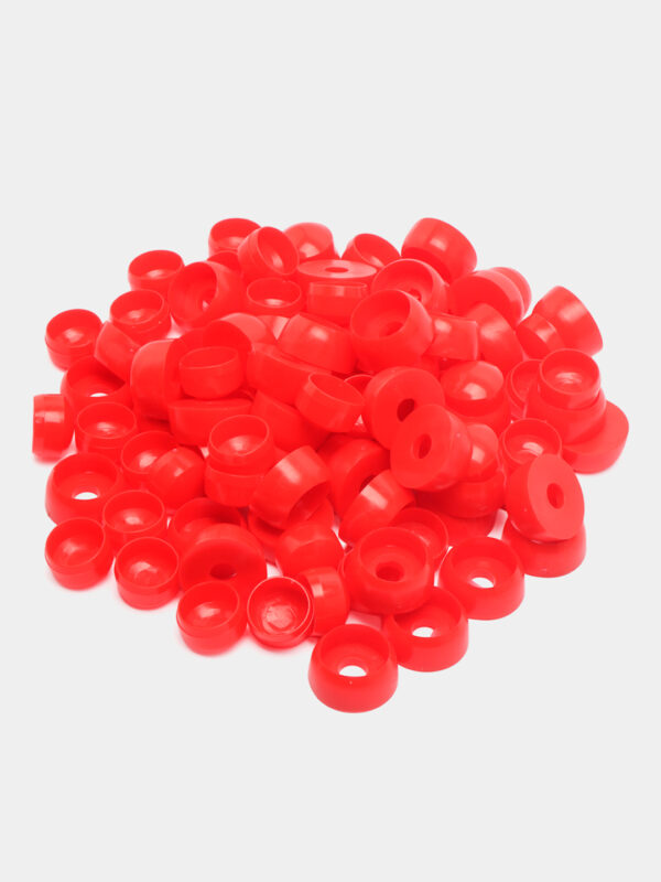 Заглушки для болтов М18 Красные (Теез)