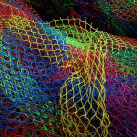 Сетка-радуга для детских парков, ширина 3,5 метра