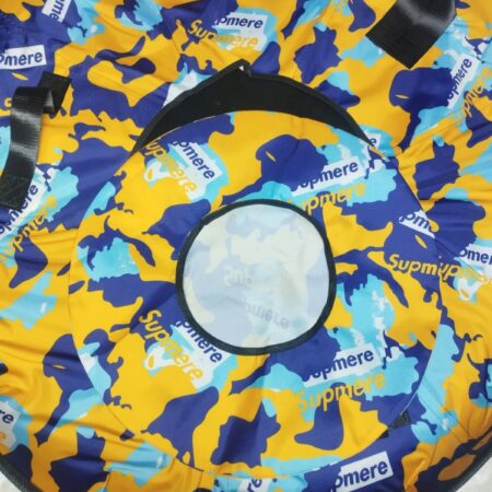 Тюбинг (ватрушка) Сине-оранжевый Диаметр 100 см.