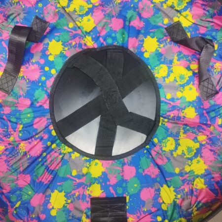 Тюбинг (ватрушка) Разноцветные кляксы Диаметр 80 см.