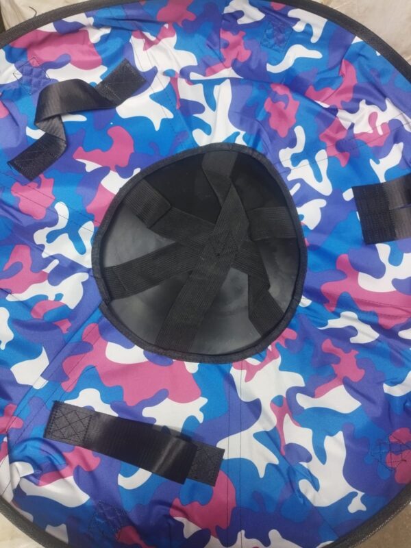 Тюбинг (ватрушка) Сине-розово-белый Диаметр 80 см.