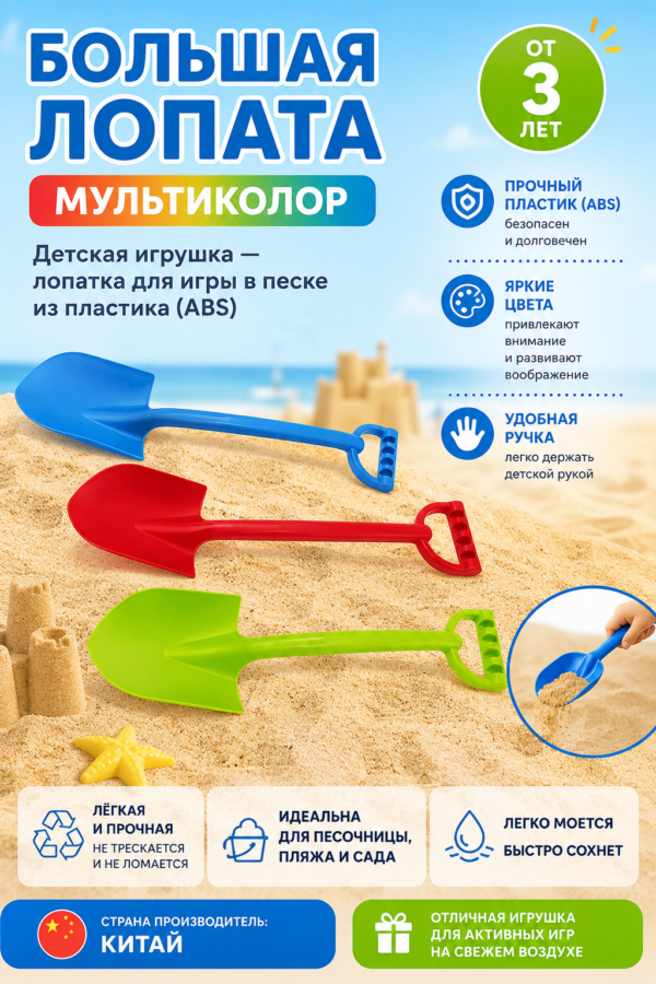 Большая лопата (мультиколор)